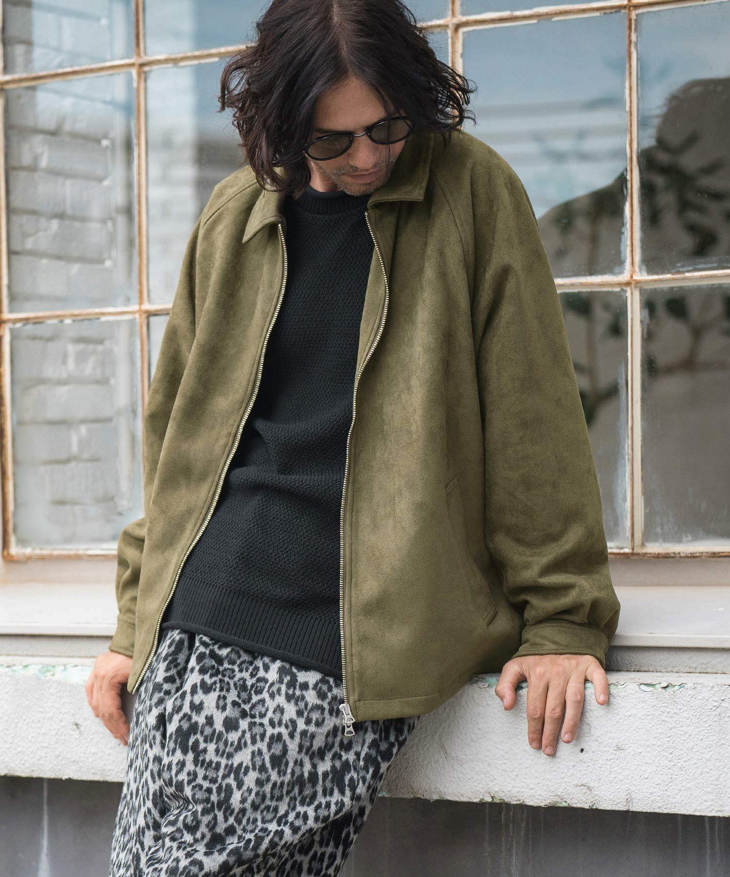 30%OFF【CAMBIO(カンビオ)】フェイクスウェードスイングトップブルゾン
