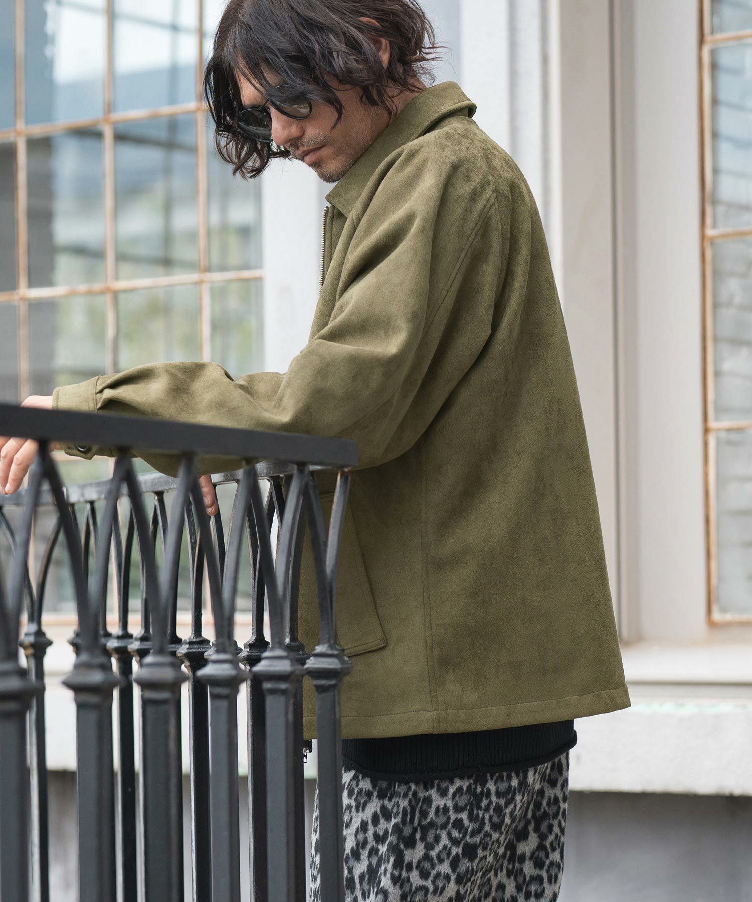 フェイクスウェードロゴスウィングトップ｜WEGO（ウィゴー la Ricerca 