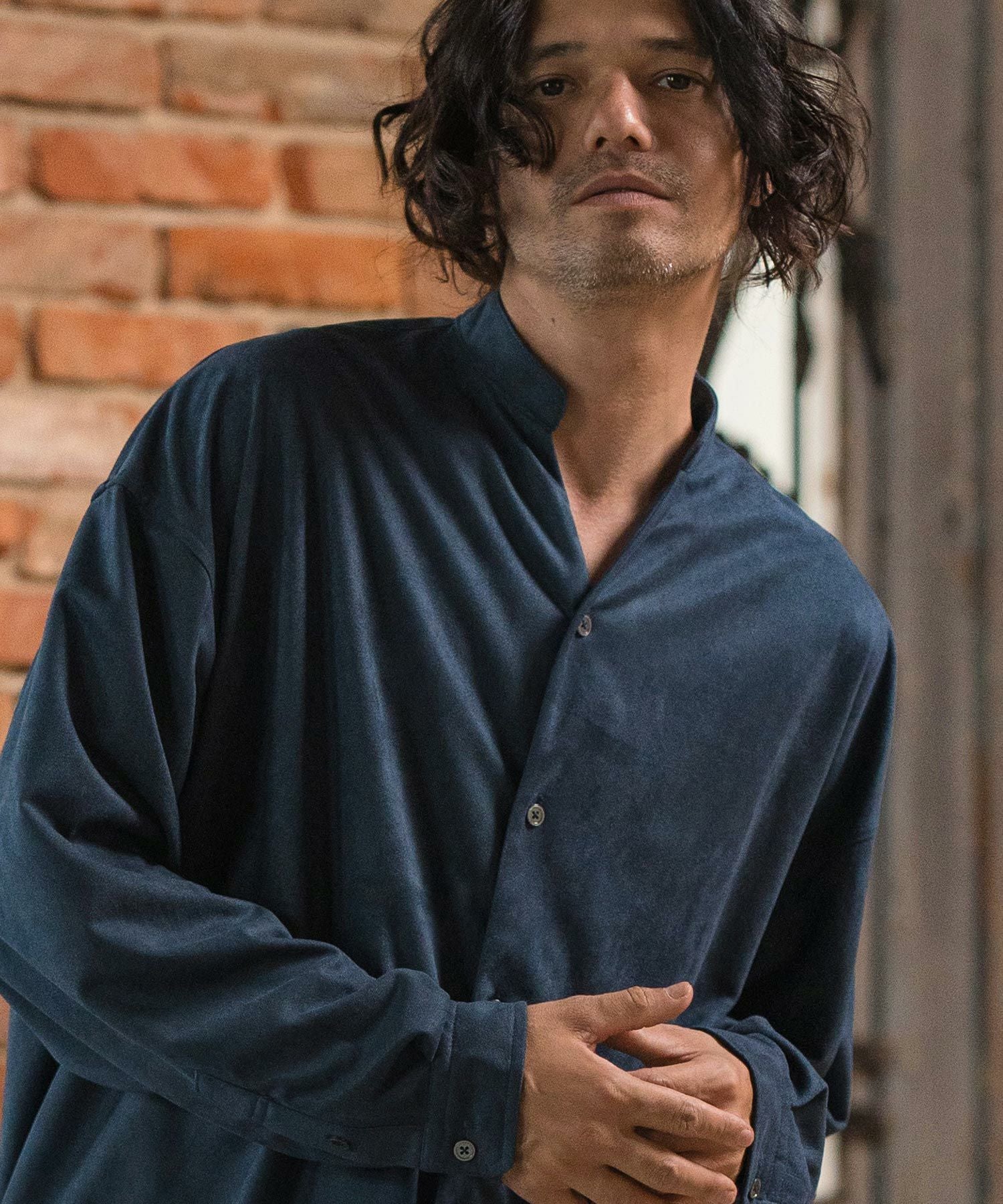 50%OFF【CAMBIO(カンビオ)】Synthetic Suede Leather Shirts スエード 50%OFF【CAMBIO(カンビオ)】Synthetic Suede Leather Shirts スエード