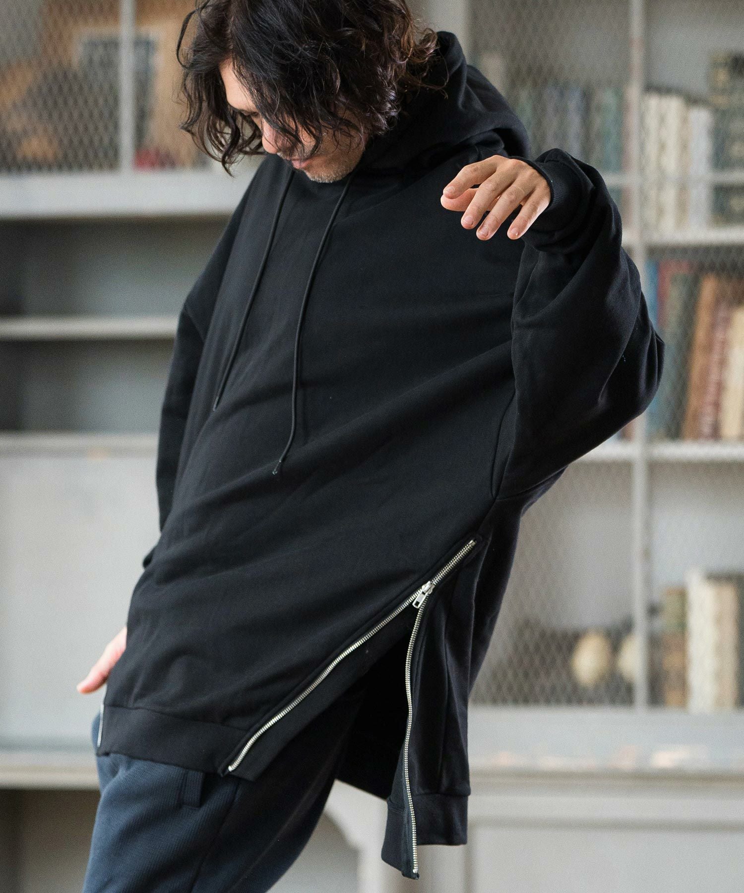 30%OFF【CAMBIO(カンビオ)】デザインジッププルパーカー(CMB-R0115