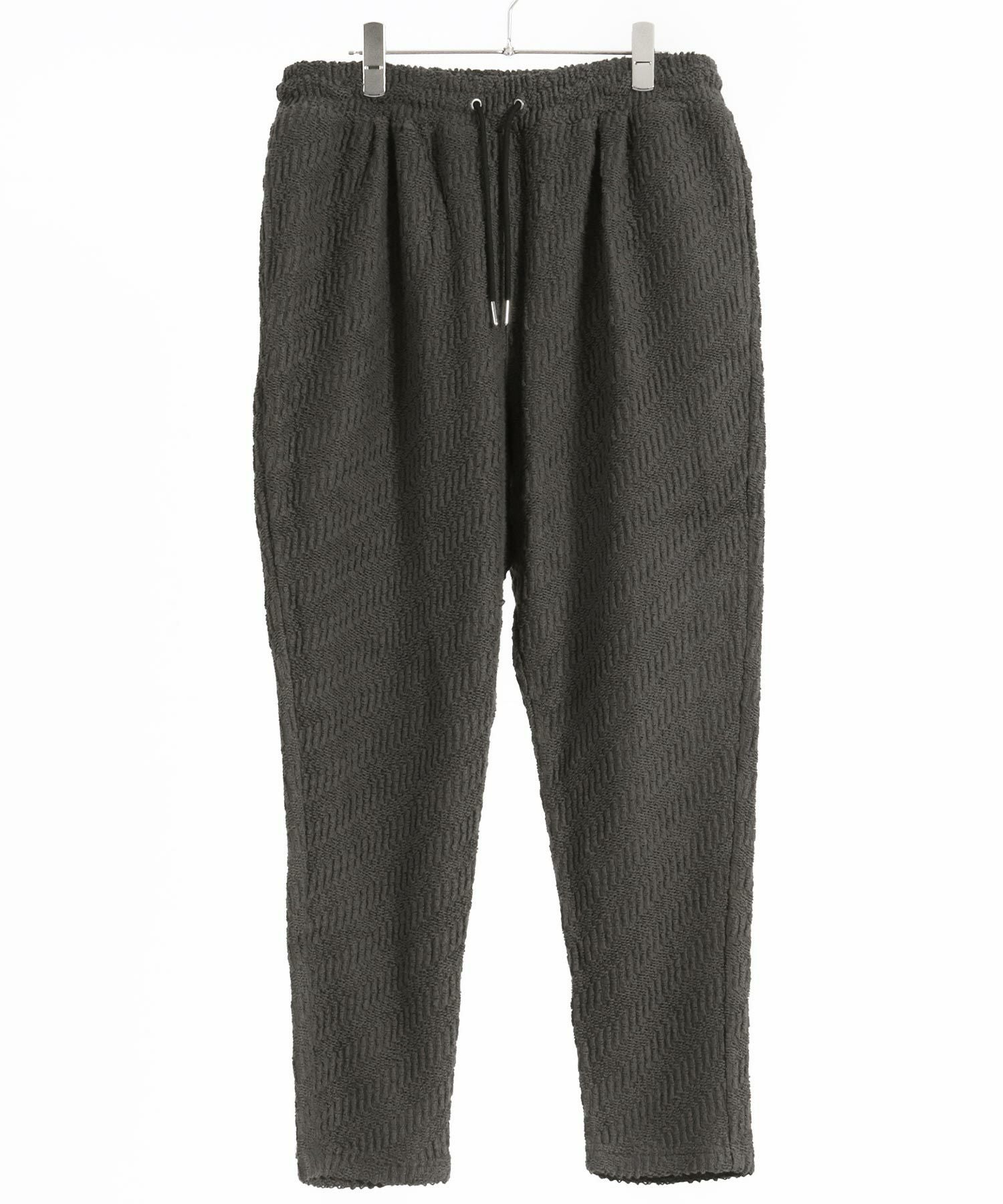 30%OFF【CAMBIO(カンビオ)】3D Knit Like Slim Pants サルエルジョガー