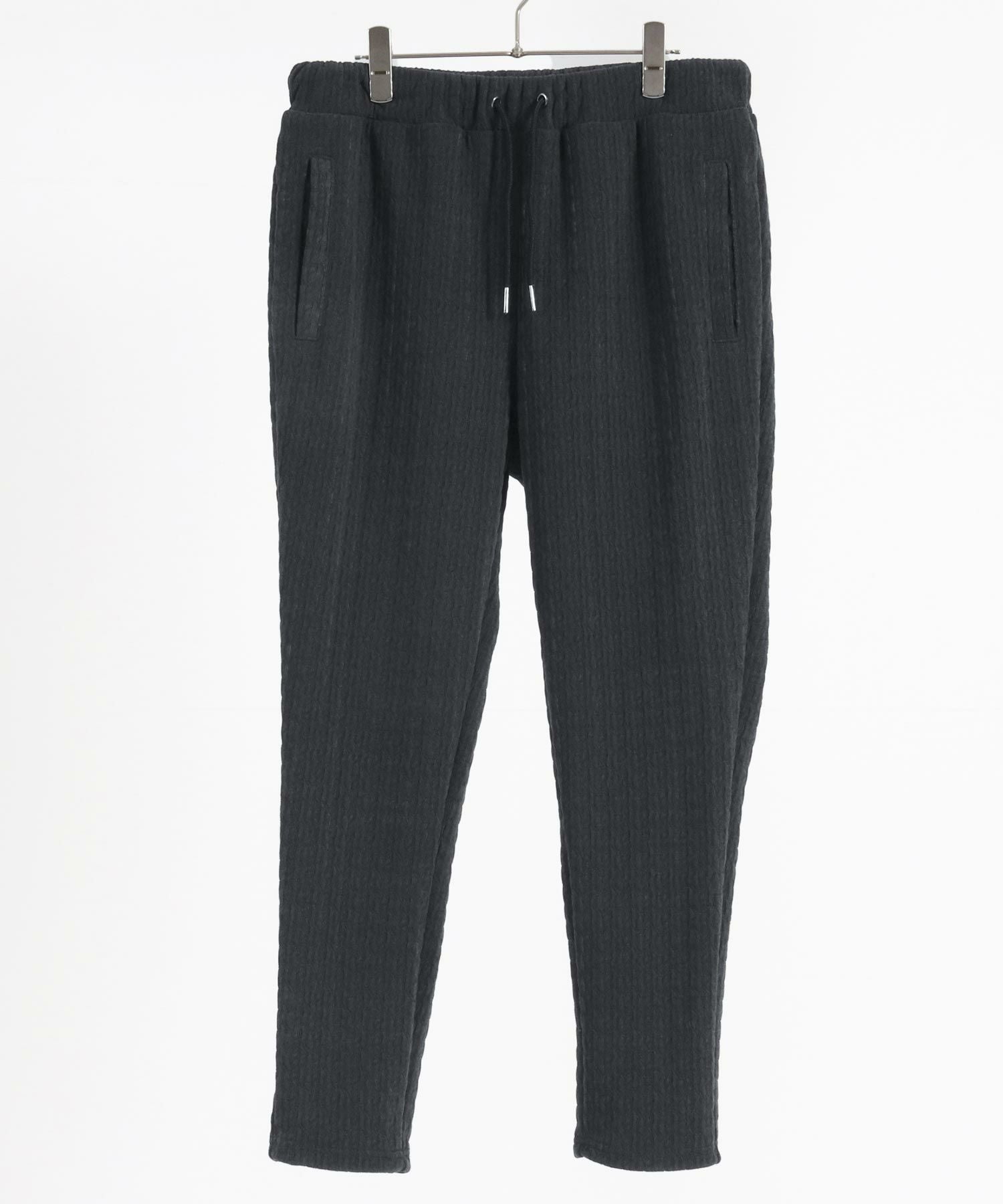 30%OFF【CAMBIO(カンビオ)】Geometric Cut Mole Pants カットモール