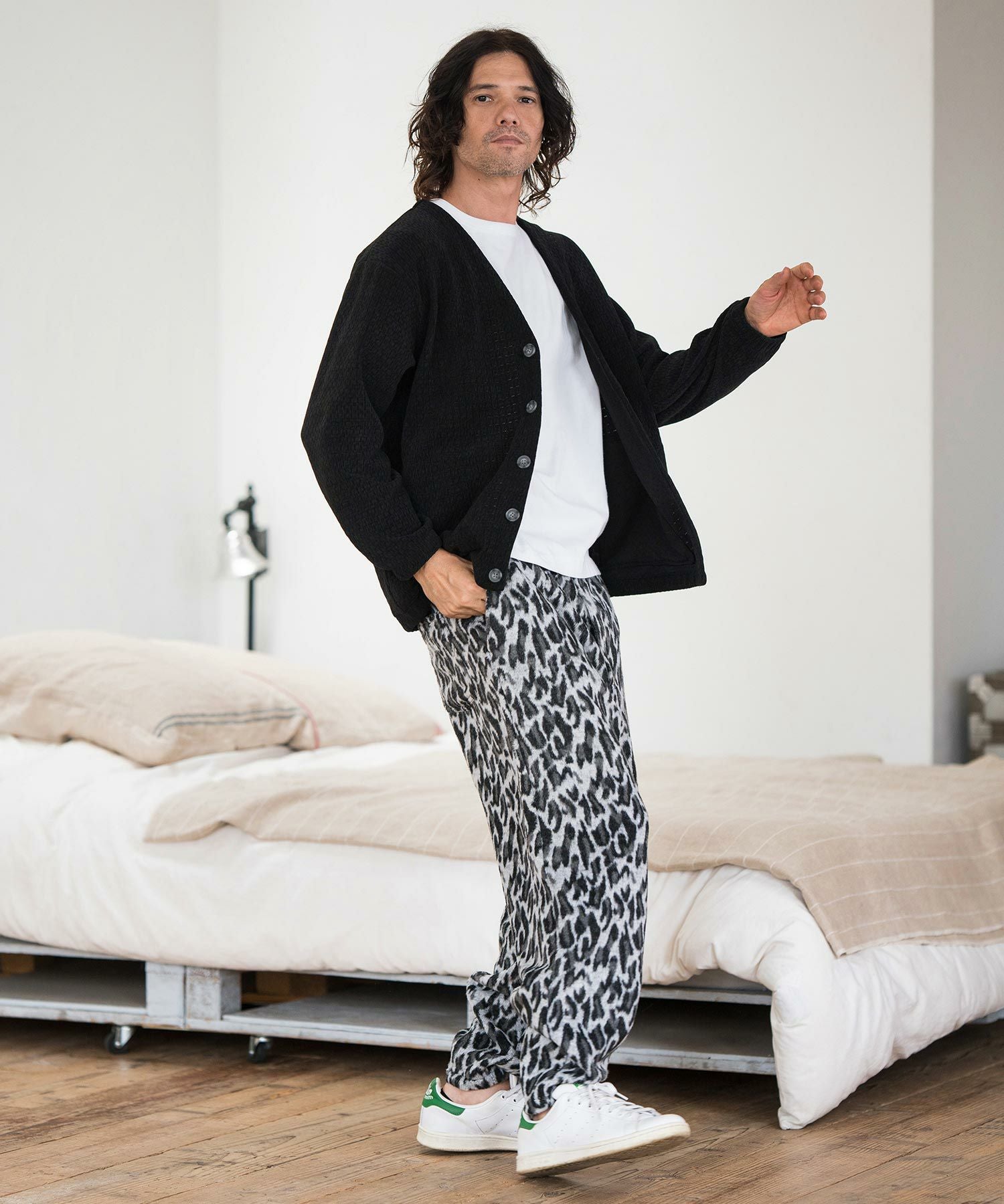 CAMBIO(カンビオ)】Leopard Jacquard Pants レオパード柄パンツ(MIU