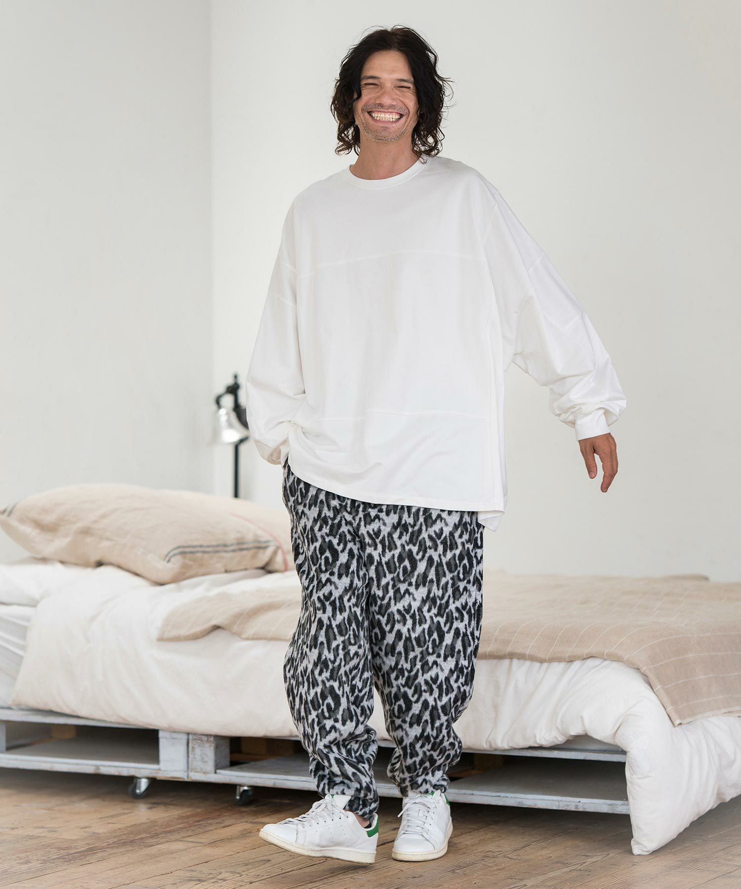 CAMBIO(カンビオ)】Leopard Jacquard Pants レオパード柄パンツ(MIU