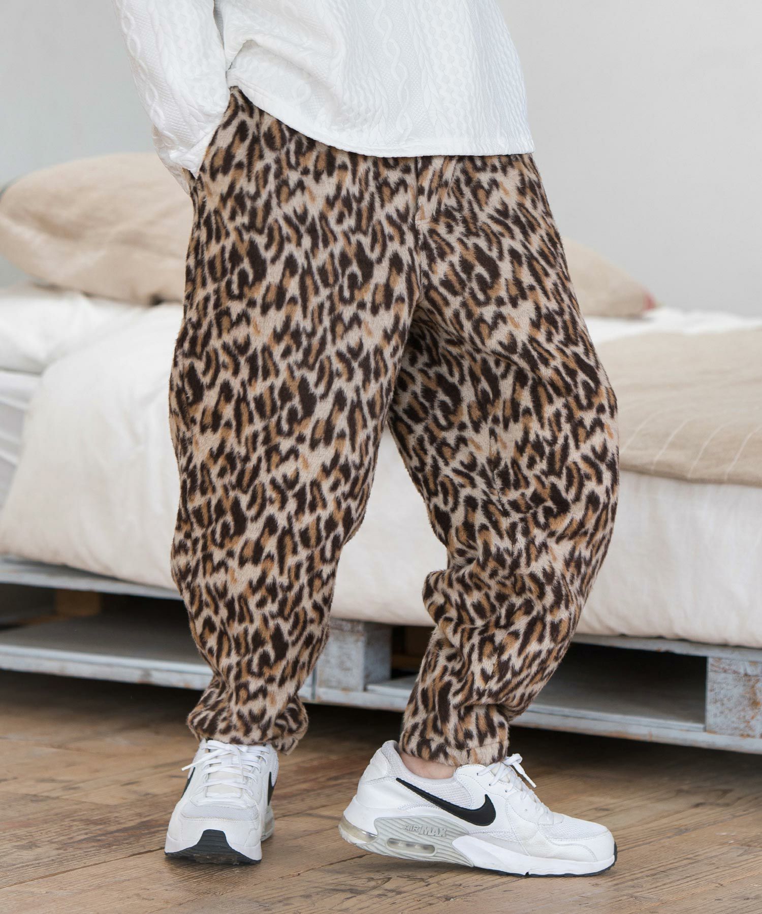 BEARDSLEY ジャガードキュロット レオパード beardsleyビアズリー レオパードジャガードキュロットパンツ 【公式通販】