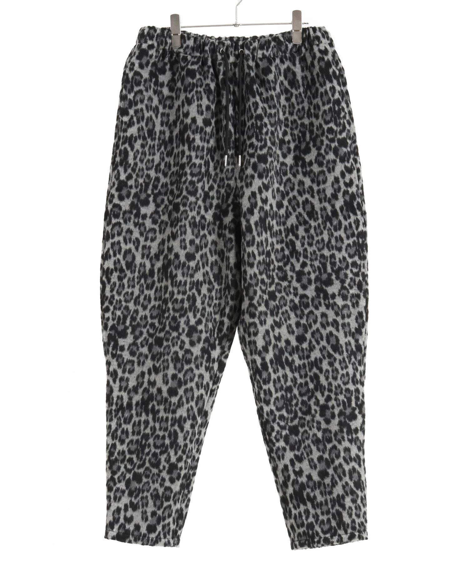 50%OFF【CAMBIO(カンビオ)】Leopard Melton Balloon Pants バルーン