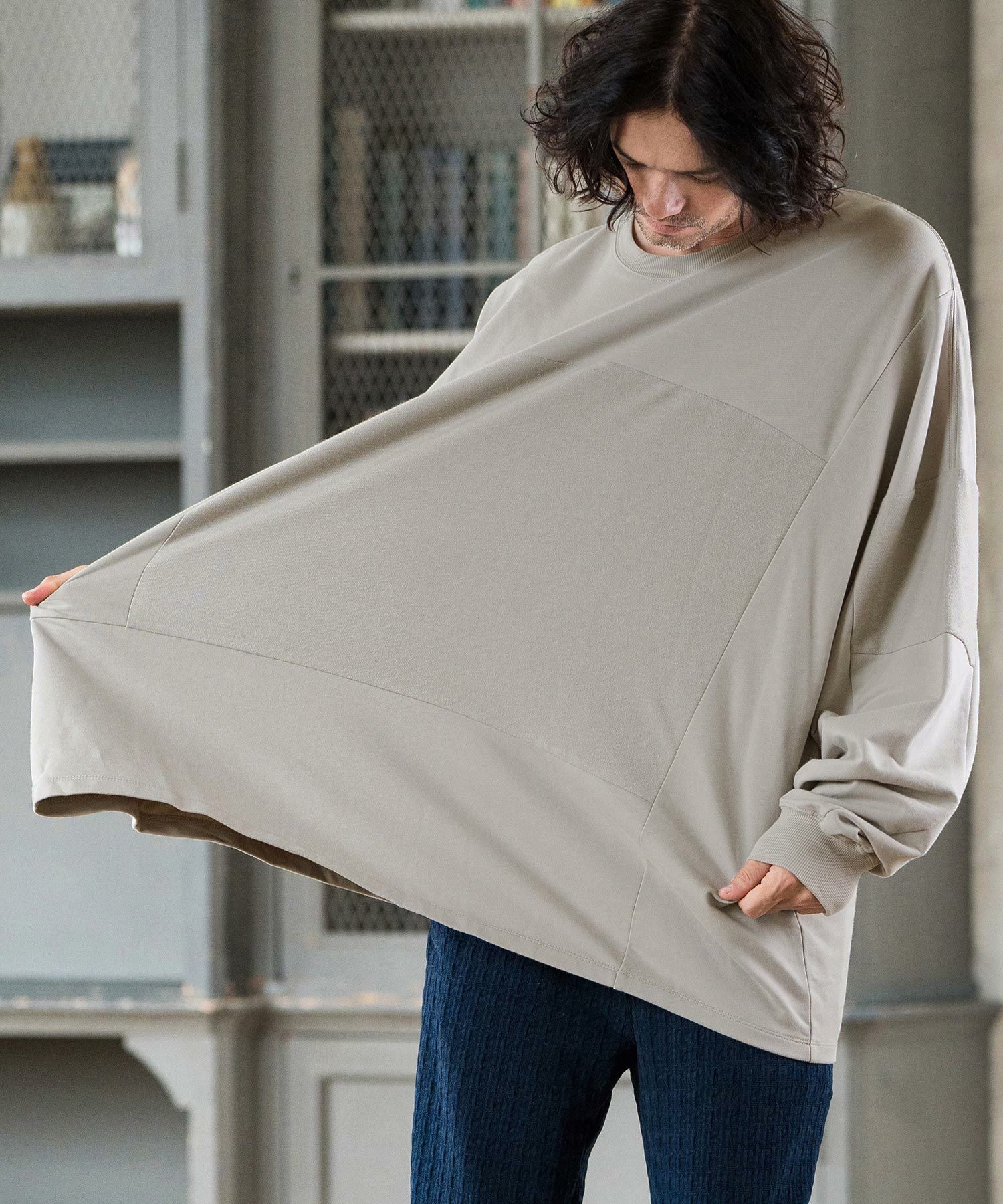 50%OFF【CAMBIO(カンビオ)】Mini URAKE Patchwork Design Big Long