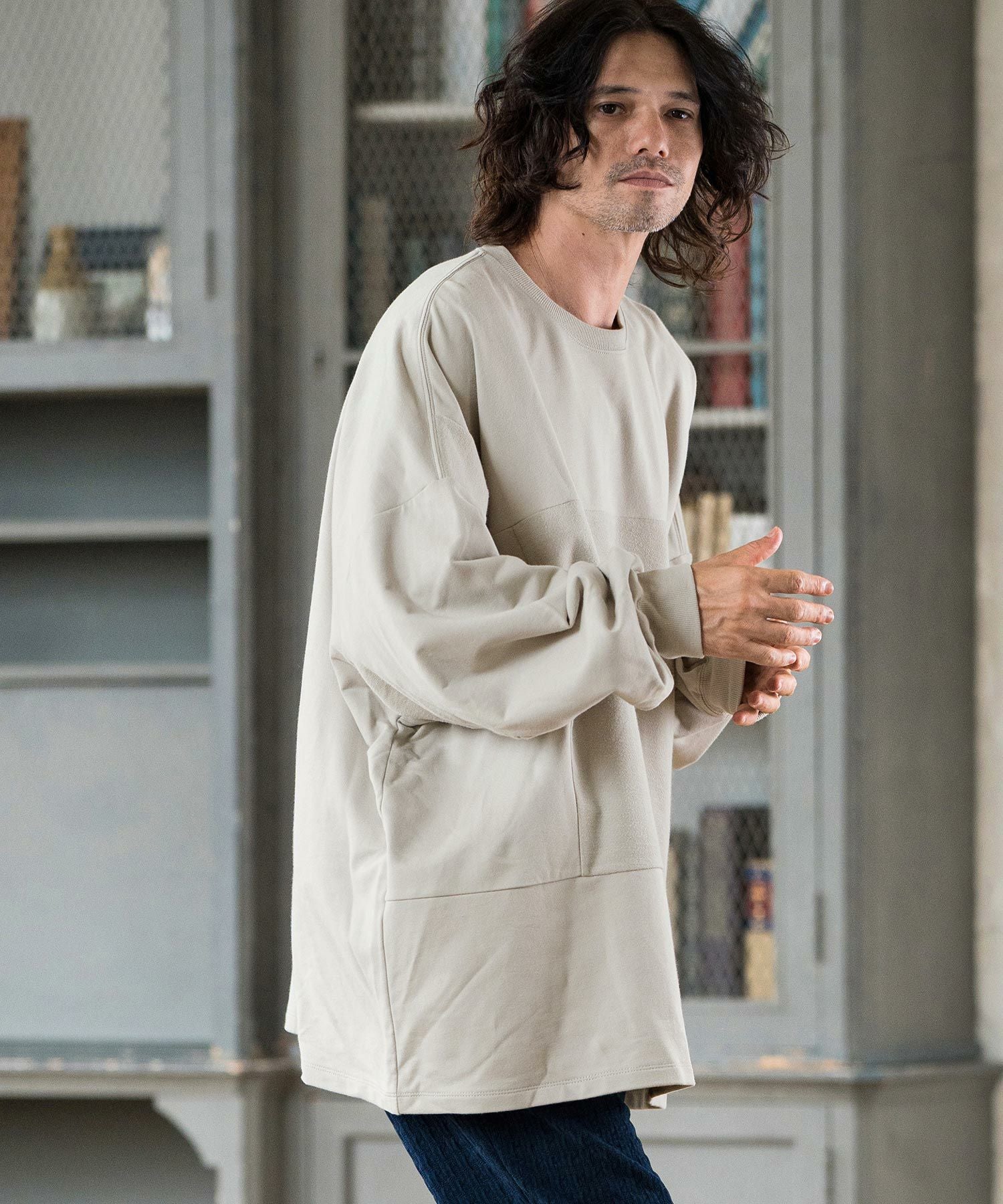 50%OFF【CAMBIO(カンビオ)】Mini URAKE Patchwork Design Big Long