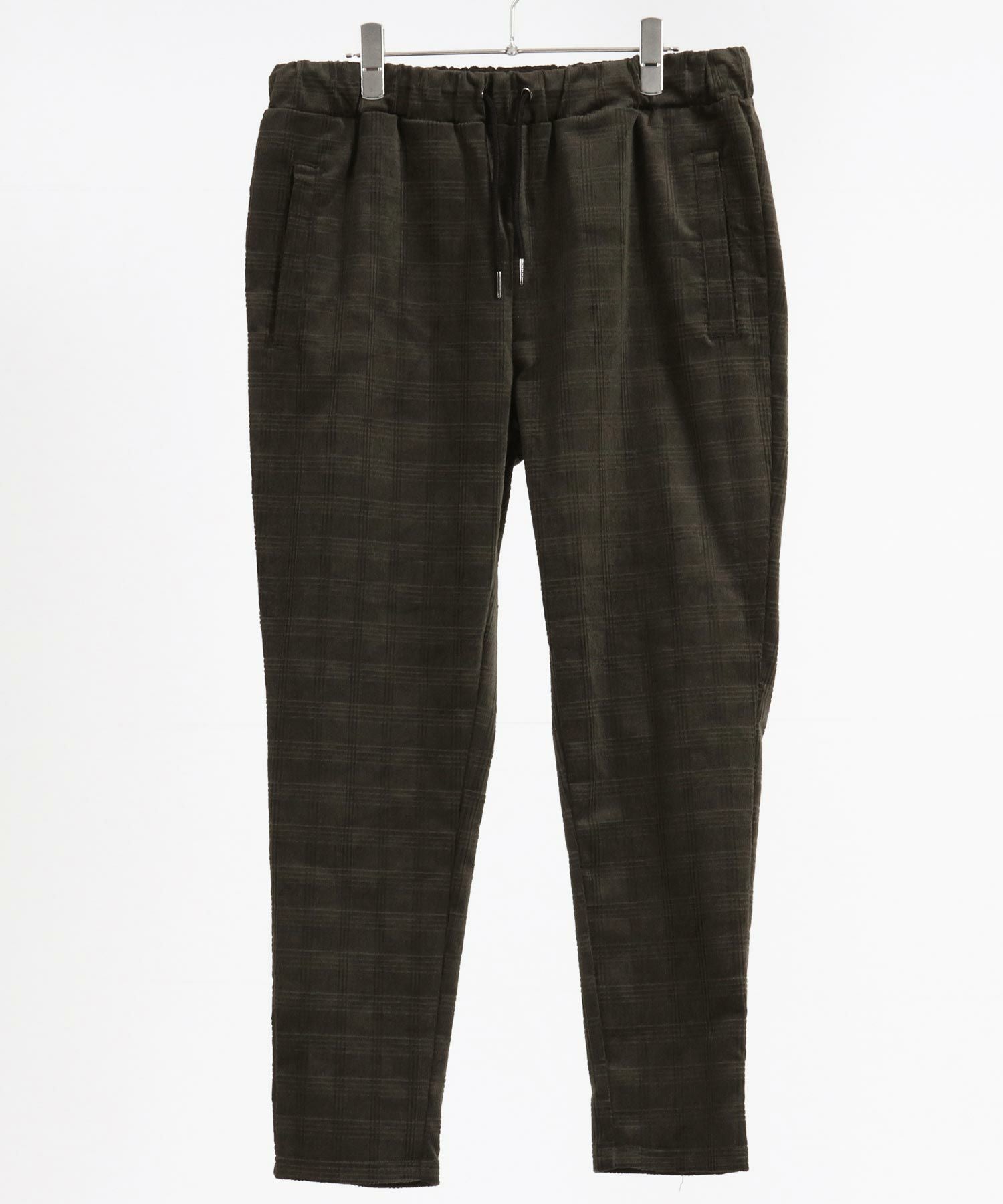 50%OFF【CAMBIO(カンビオ)】 Stretch Corduroy Check Pants