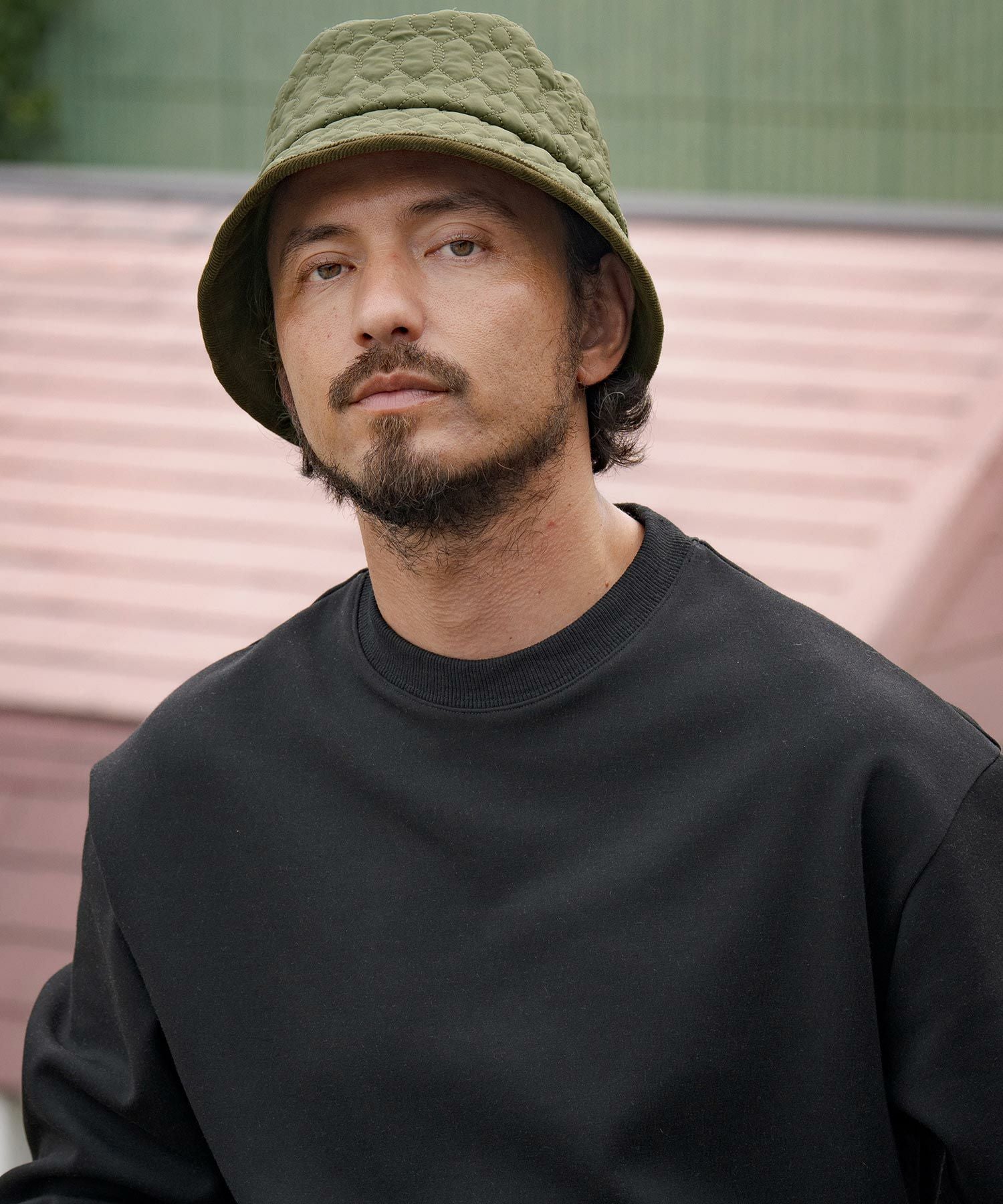 帽子 m.ha CAMBIO(カンビオ)】Quilt Bucket Hat バケットハット(NF-242-BO010