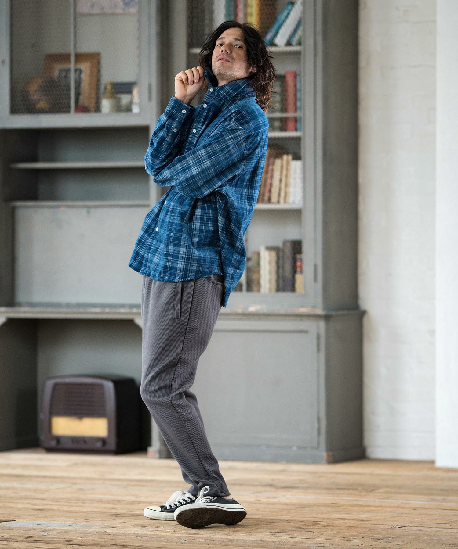 30%OFF【CAMBIO(カンビオ)】 Stretch Heavy Waffle Pants ワッフル