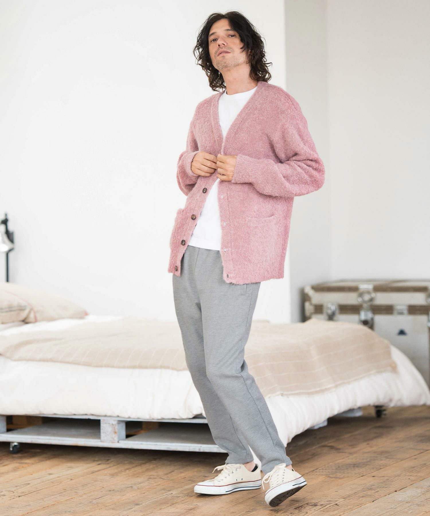 30%OFF【CAMBIO(カンビオ)】 Stretch Heavy Waffle Pants ワッフル