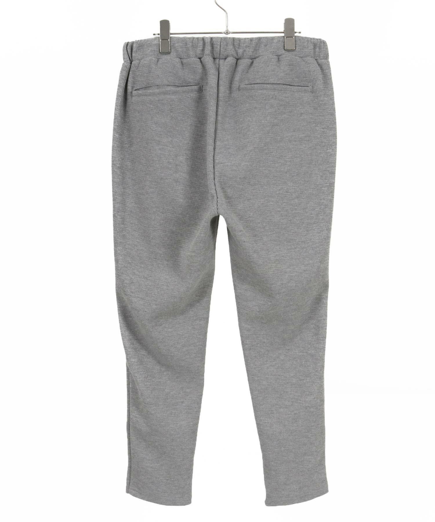 30%OFF【CAMBIO(カンビオ)】 Stretch Heavy Waffle Pants ワッフル