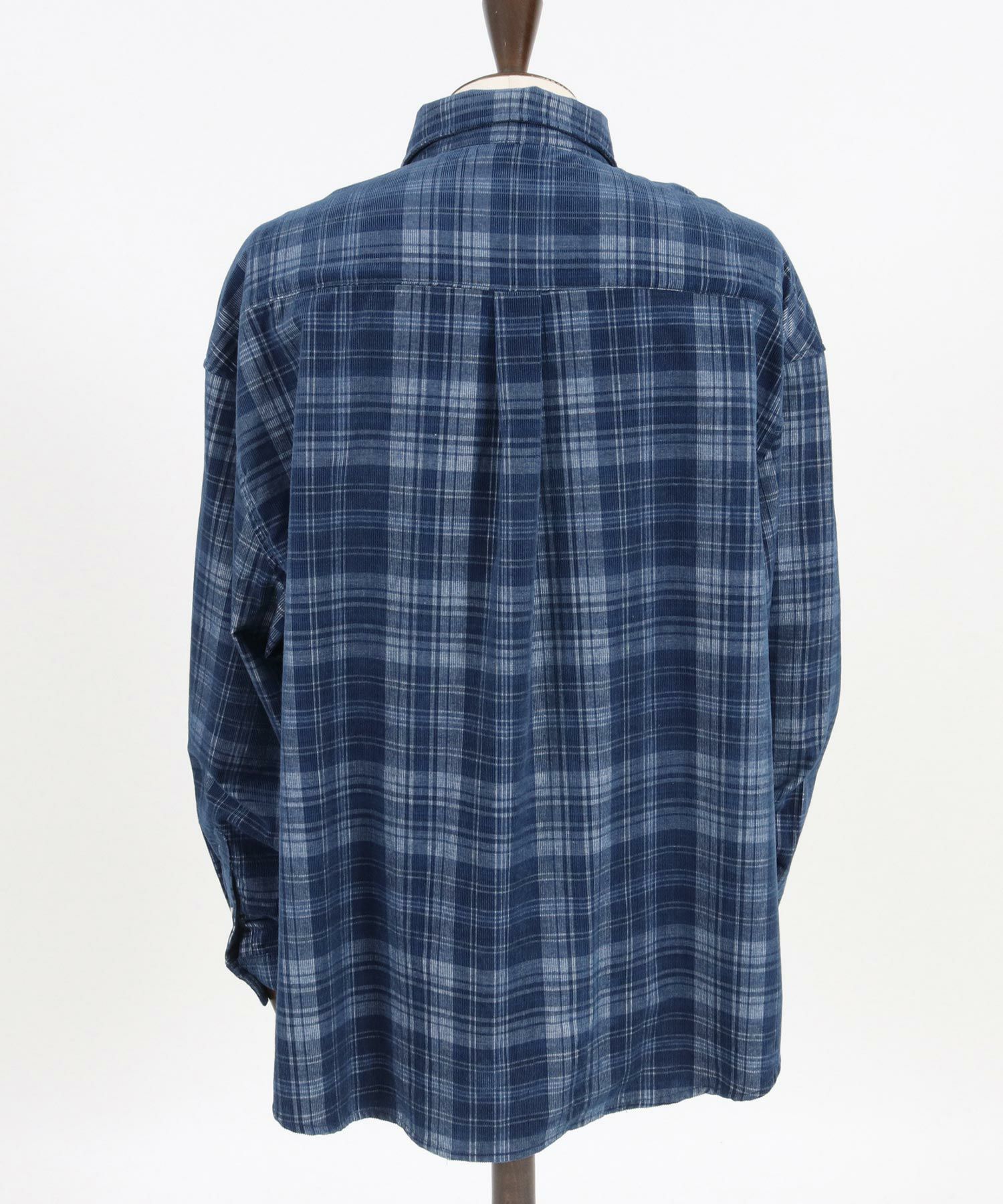 50%OFF【CAMBIO(カンビオ)】Vintage Like Indigo Check Shirts