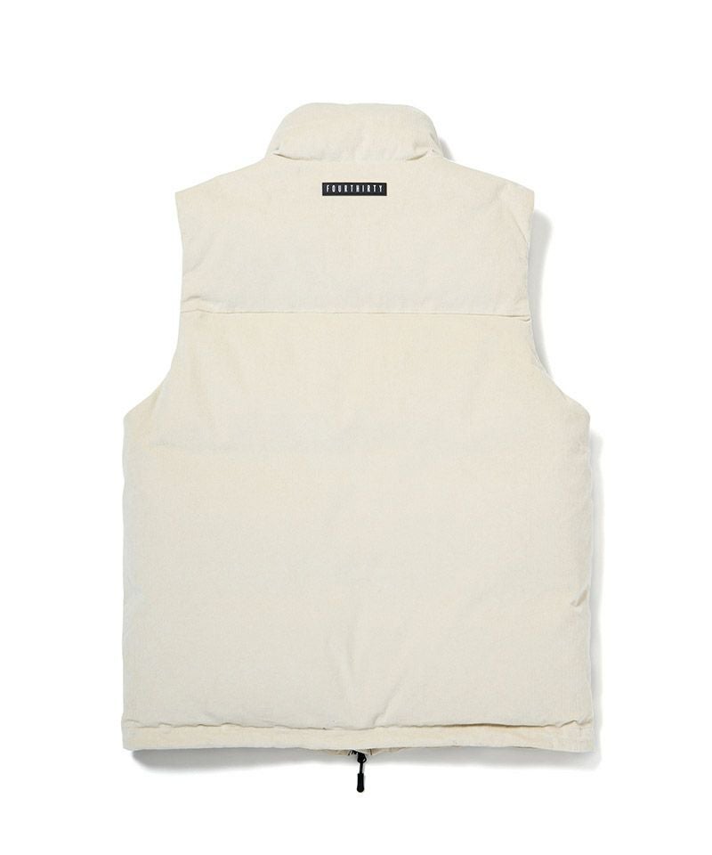 60%OFF【430(フォーサーティ)】SNGL CORD DOWN VEST ダウンベスト(24