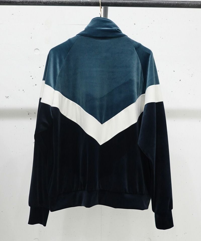 50%OFF【CULLNI(クルニ)】Stretch Velou Bi Color Zip Up Blouson