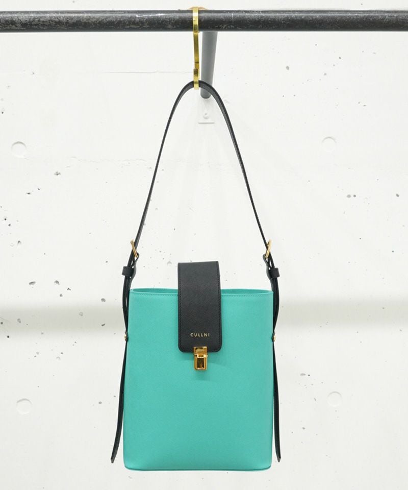 50%OFF【CULLNI(クルニ)】Leather Flap Bucket Bag バケットバッグ(BG