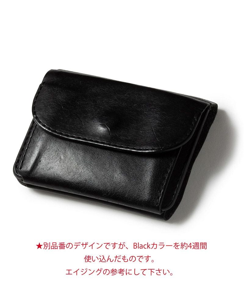 OLIVE ME120F ブラック 二つ折り財布 MR.OLIVE E.O.I】PUEBLO LEATHER -NEAT WALLET 財布(ME120P) | CAMBIO