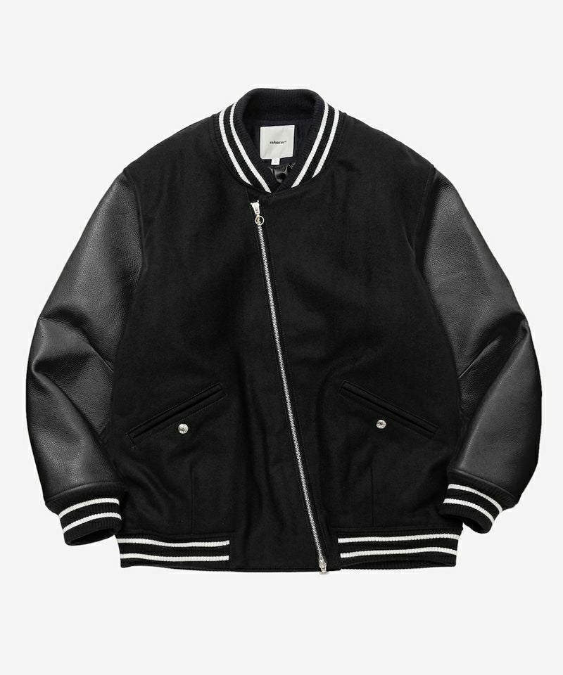 30%OFF【rehacer(レアセル)】Slant Riders Studium JKT スタジャン
