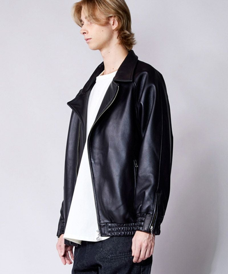 50%OFF【rehacer(レアセル)】Joint Sheep Riders JKT ライダースレザー