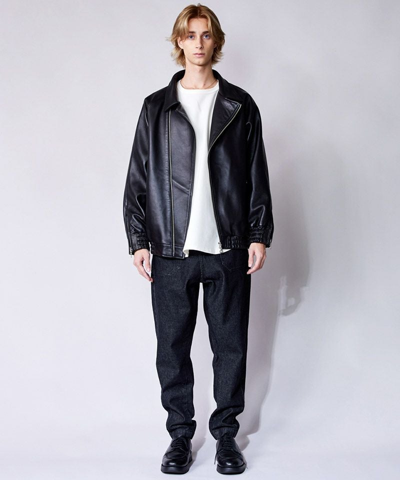 レザージャケット RHYME 50%OFF【rehacer(レアセル)】Joint Sheep Riders JKT ライダースレザー