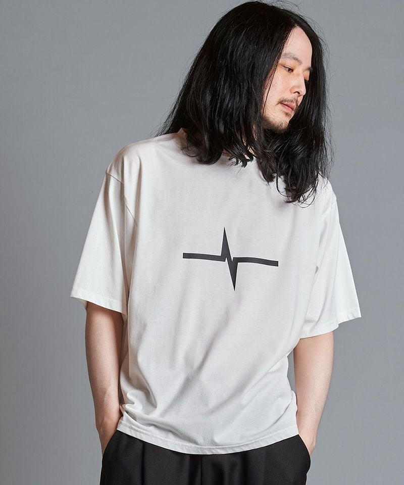 50%OFF【NO ID.(ノーアイディー)】ﾛｺﾞﾌﾟﾘﾝﾄC-N-T Tシャツ(855006-008T