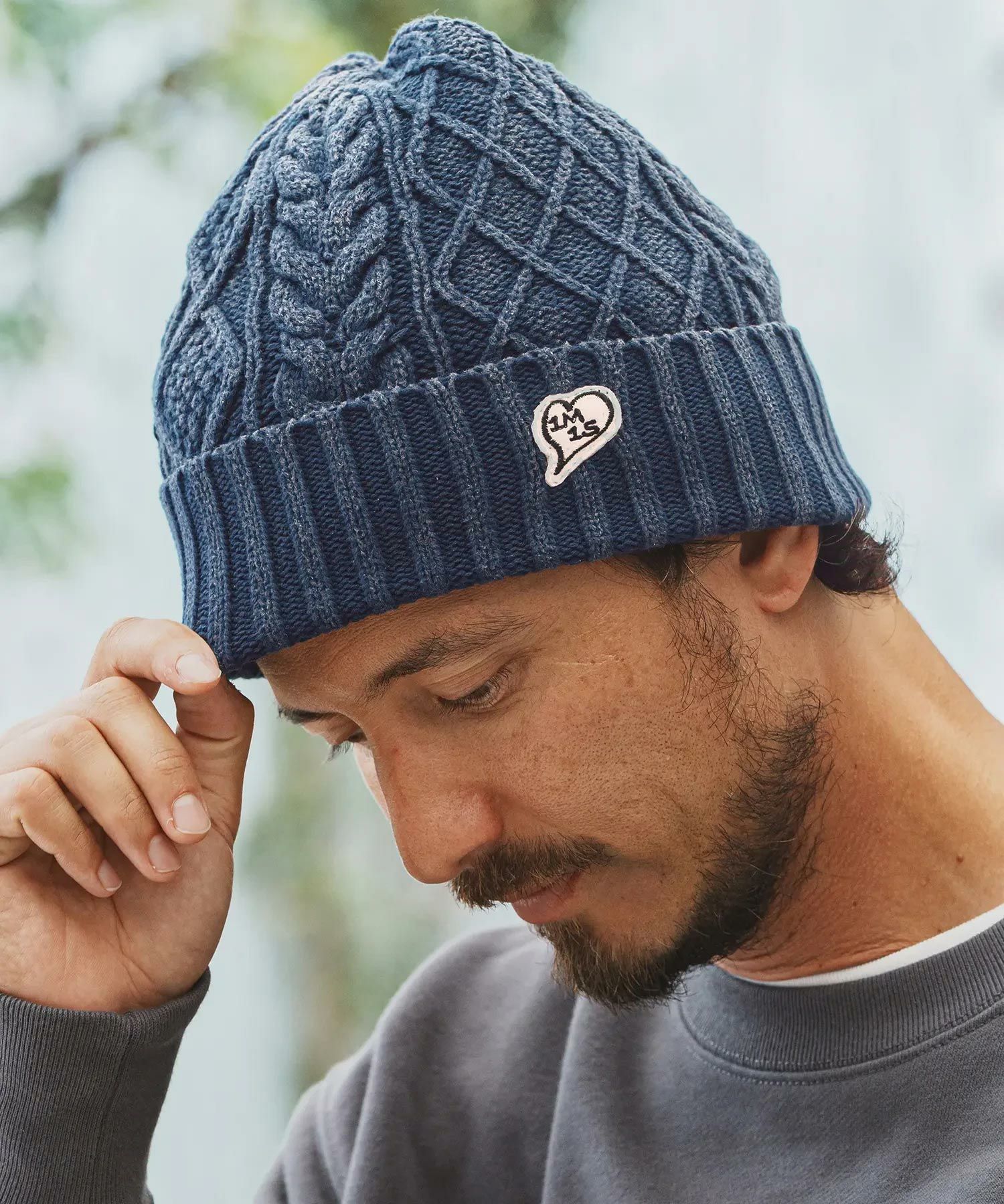 eleven2nd ウールカシミア　ニット帽 30%OFF【1minute 1second(ワンミニットワンセカンド)】used aging knit