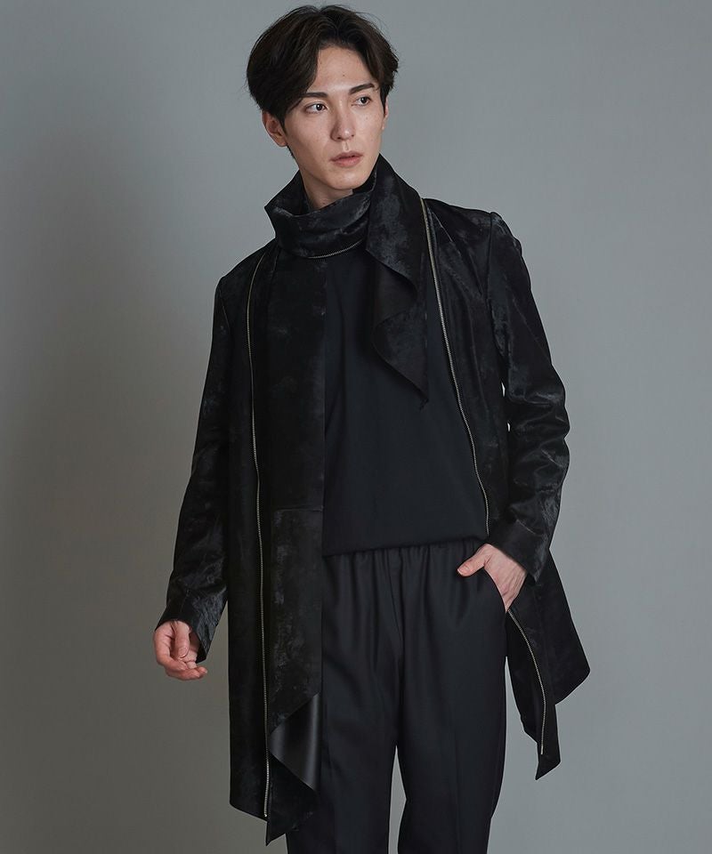 50%OFF【NO ID.(ノーアイディー)】ラムレザーダイバースガウン(855777-861L 50%OFF【NO ID.(ノーアイディー)】ラムレザーダイバースガウン(855777-861L