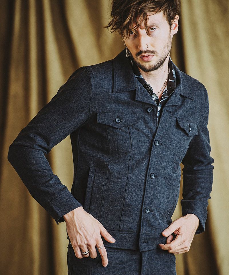 60%OFF【NO ID.(ノーアイディー)】ﾄﾗｯｶｰｼﾞｬｹｯﾄ(855006-854B) | CAMBIO