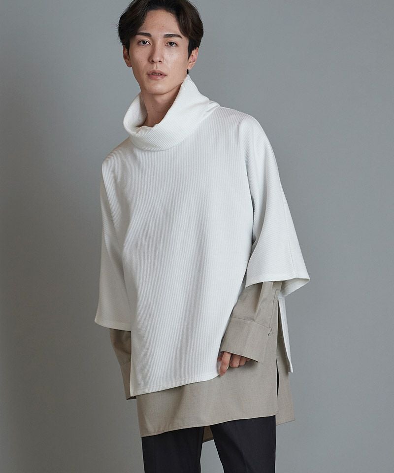 50%OFF【NO ID.(ノーアイディー)】ﾄﾞｯｷﾝｸﾞｵﾌﾀｰﾄﾙﾛﾝT カットソー(455006 