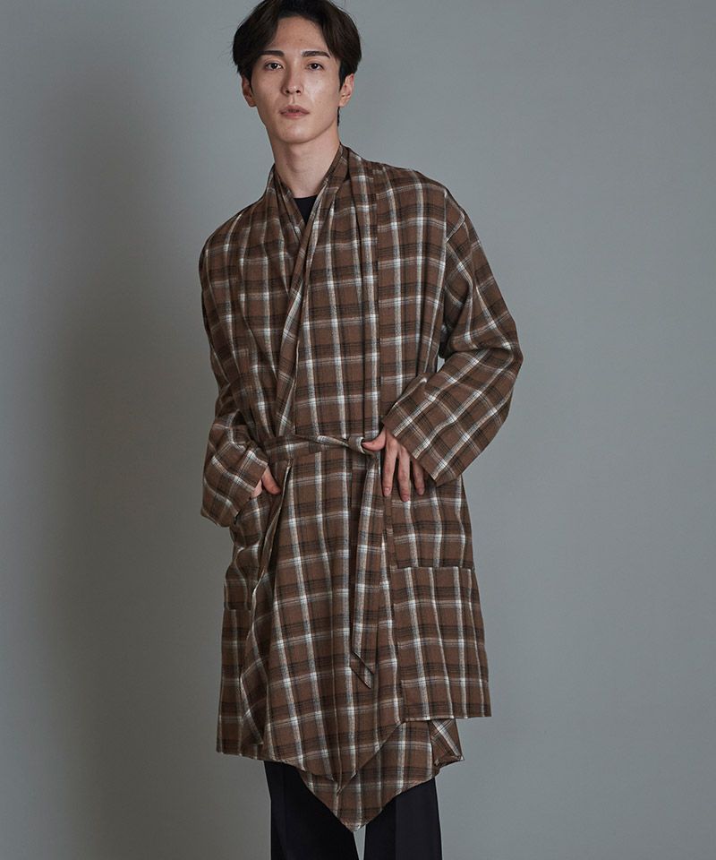 Taiga Igari ブラウン チェック柄 メンズオールインワンサイズM 楽天市場】チェック柄 オールインワン メンズ 長袖 ロング 送料無料