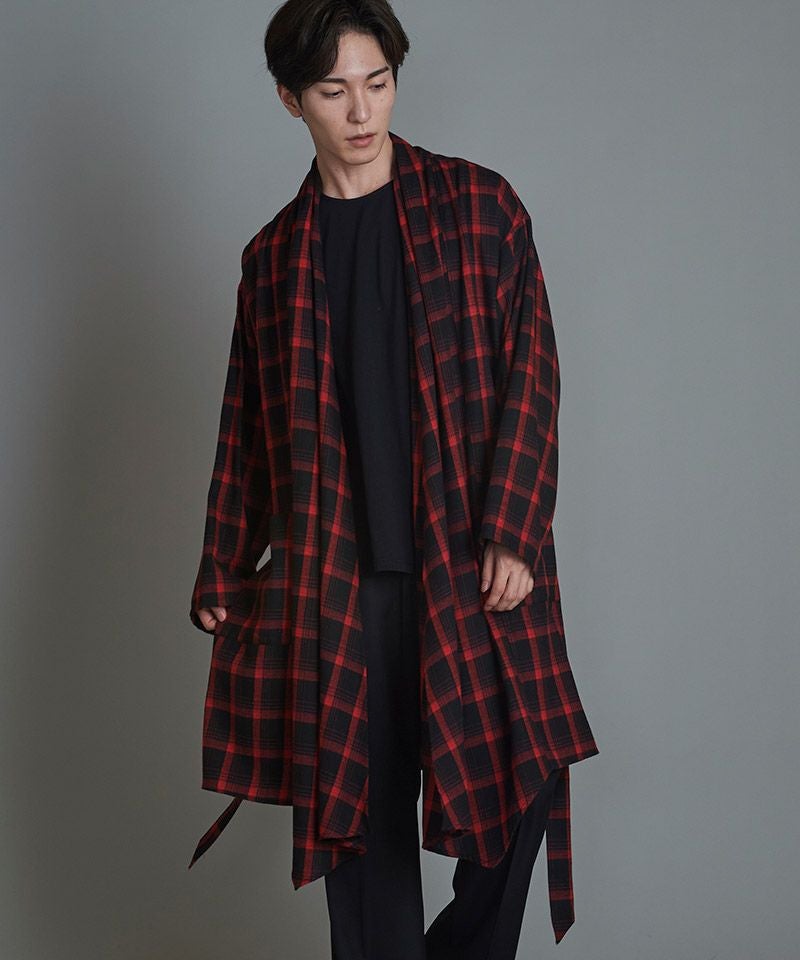 50%OFF【NO ID.(ノーアイディー)】チェックガウン(855006-842S 50%OFF【NO ID.(ノーアイディー)】チェックガウン(855006-842S