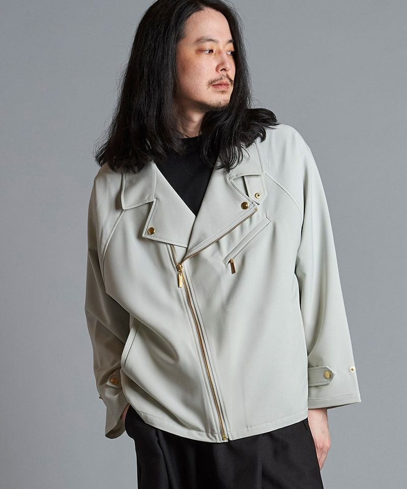 50%OFF【NO ID.(ノーアイディー)】BIGﾗｲﾀﾞｰｽｼｬﾂJKT ジャケット(855006