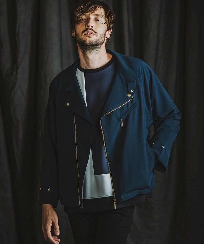 50%OFF【NO ID.(ノーアイディー)】BIGﾗｲﾀﾞｰｽｼｬﾂJKT ジャケット(855006