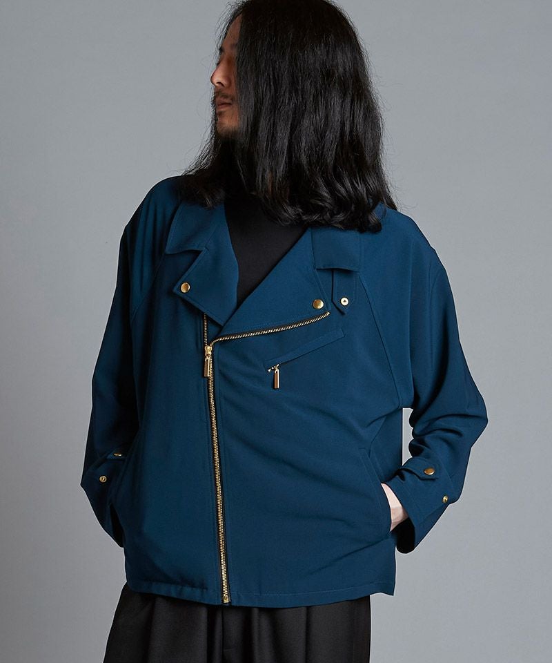 島*ム様 no id.ノーアイディー ラムバフィングトラックジャージBLZ　ラム 50%OFF【NO ID.(ノーアイディー)】BIGﾗｲﾀﾞｰｽｼｬﾂJKT ジャケット(855006