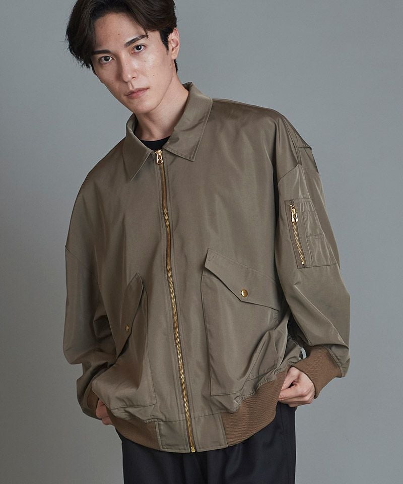 50%OFF【NO ID.(ノーアイディー)】BIG-G-1ﾌﾗｲﾄｼﾞｬｹｯﾄ(855006-839B
