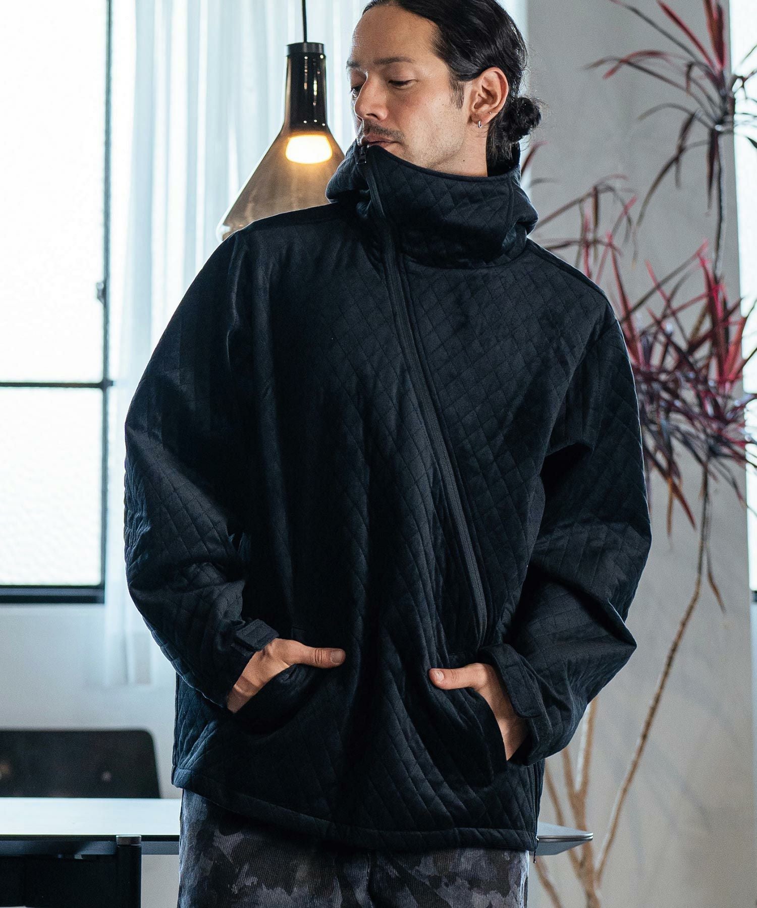 50%OFF【CAMBIO(カンビオ)】Velvet Quilted Zip Up Parka ジップアップ 50%OFF【CAMBIO(カンビオ)】Velvet Quilted Zip Up Parka ジップアップ