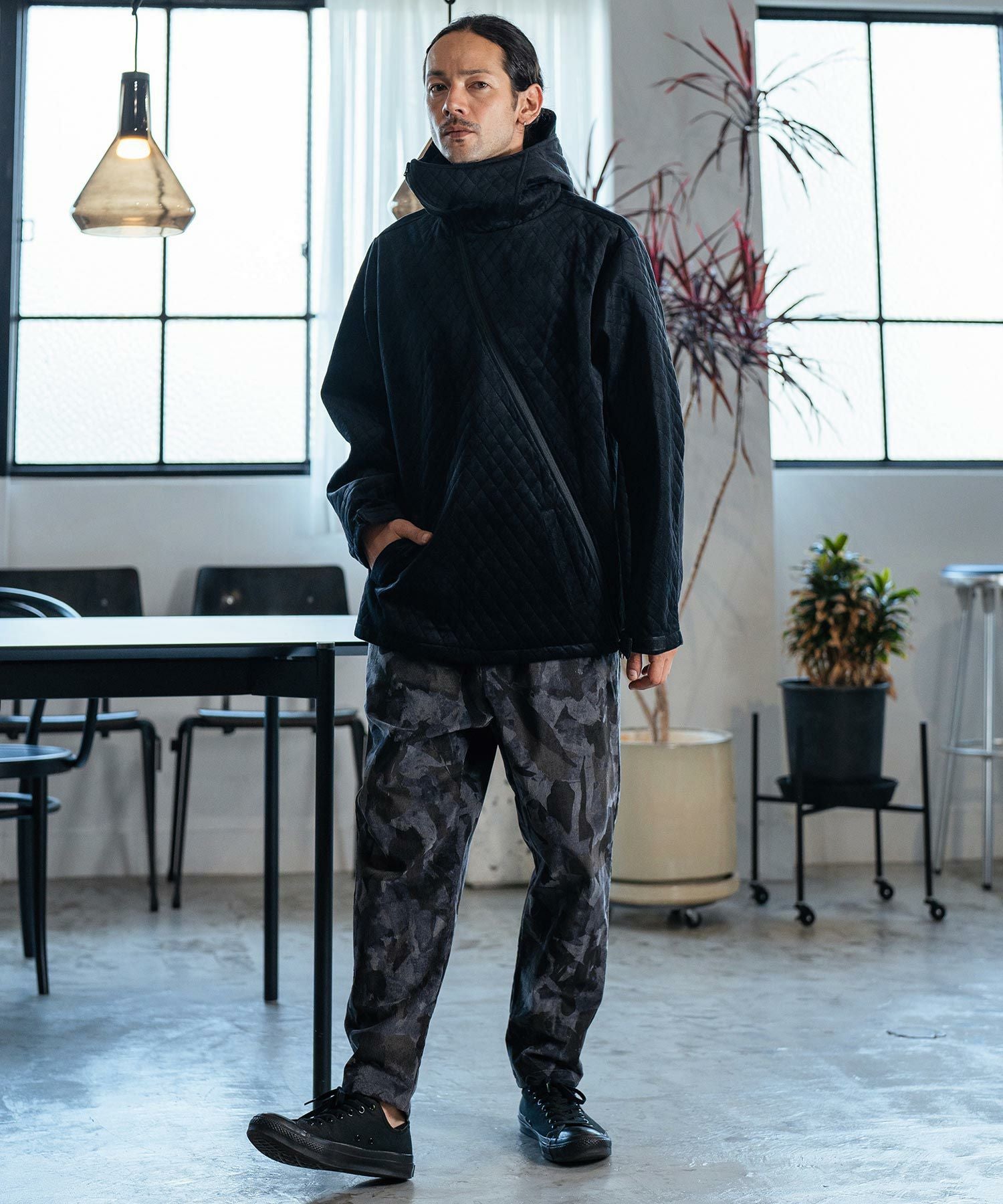 50%OFF【CAMBIO(カンビオ)】Velvet Quilted Zip Up Parka ジップアップ 50%OFF【CAMBIO(カンビオ)】Velvet Quilted Zip Up Parka ジップアップ