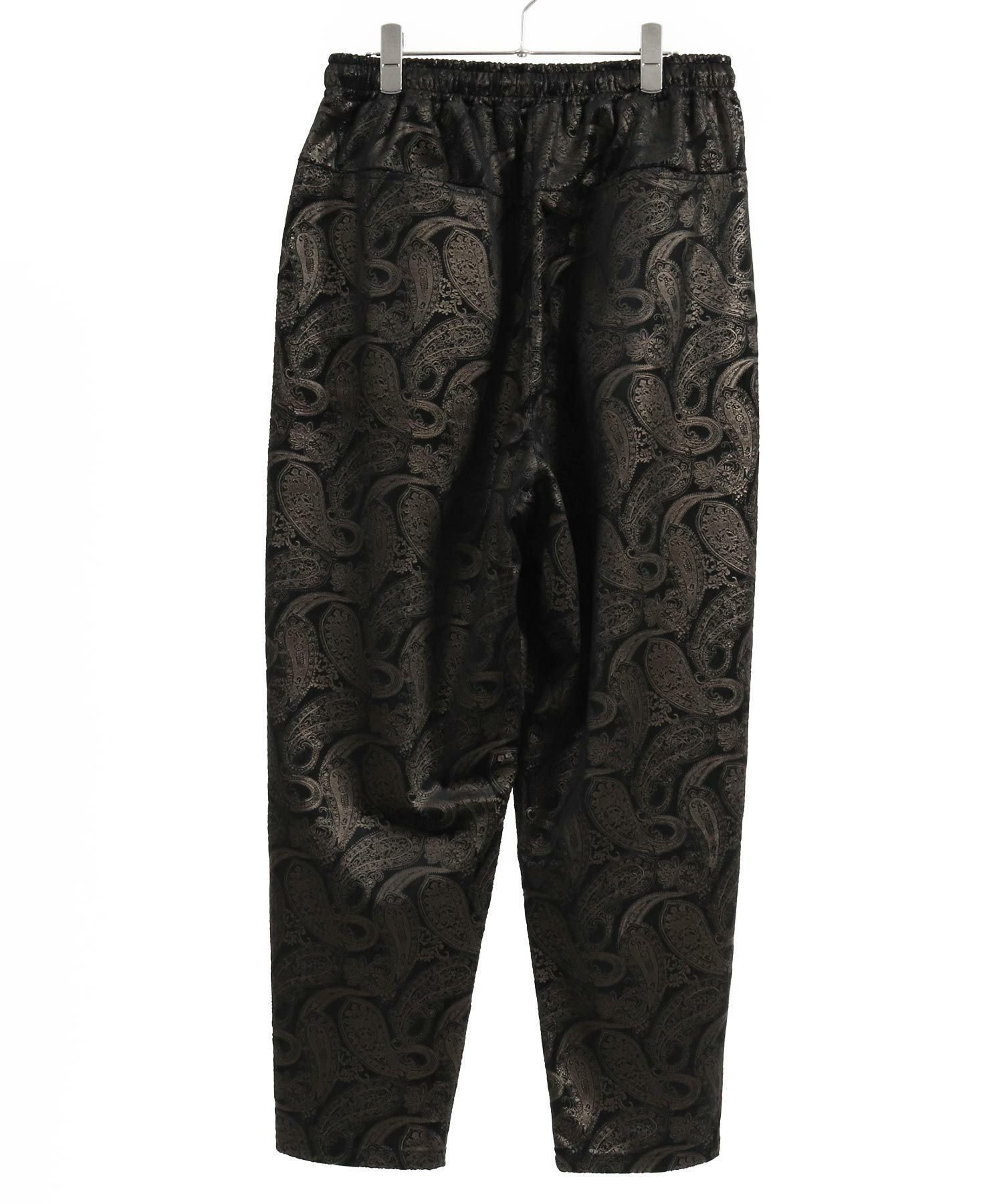 30%OFF【CAMBIO(カンビオ)】Paisley Two Tuck Pants ジョガーパンツ