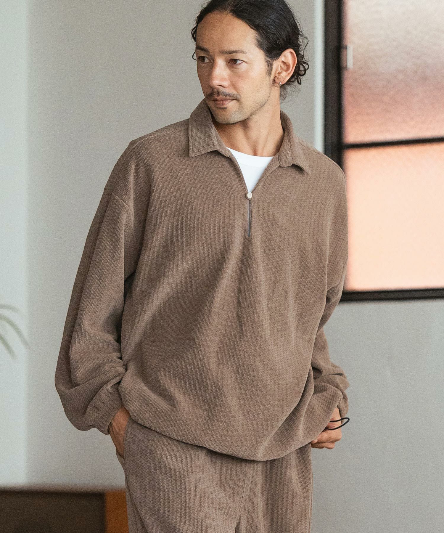 トップス CULLNI 24-AW-045 / Layerd Pullover Knit 50%OFF【CULLNI(クルニ)】Layerd Pullover Knit プルオーバーニット(24