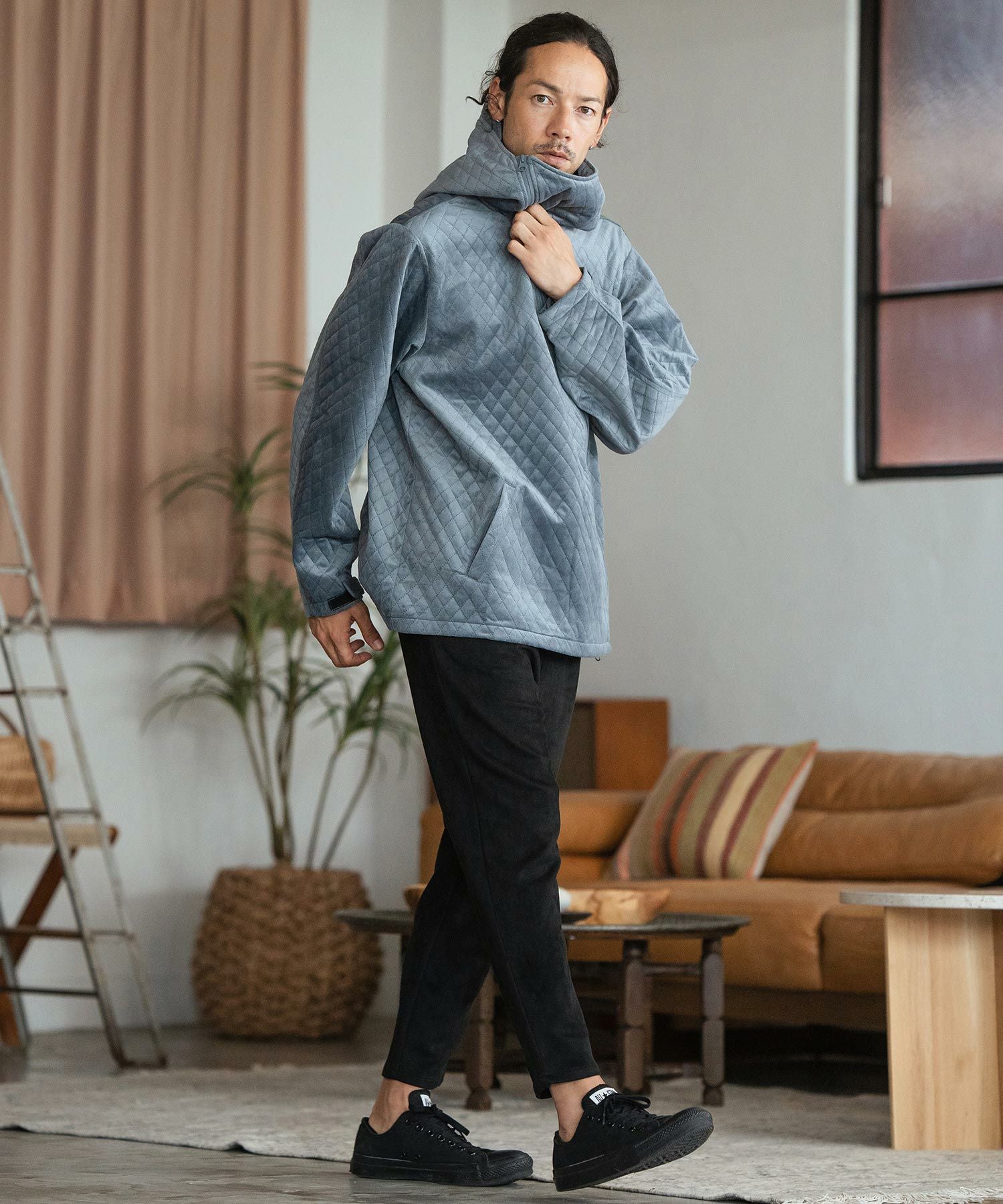30%OFF【CAMBIO(カンビオ)】Fake Suede Pants フェイクスエードパンツ