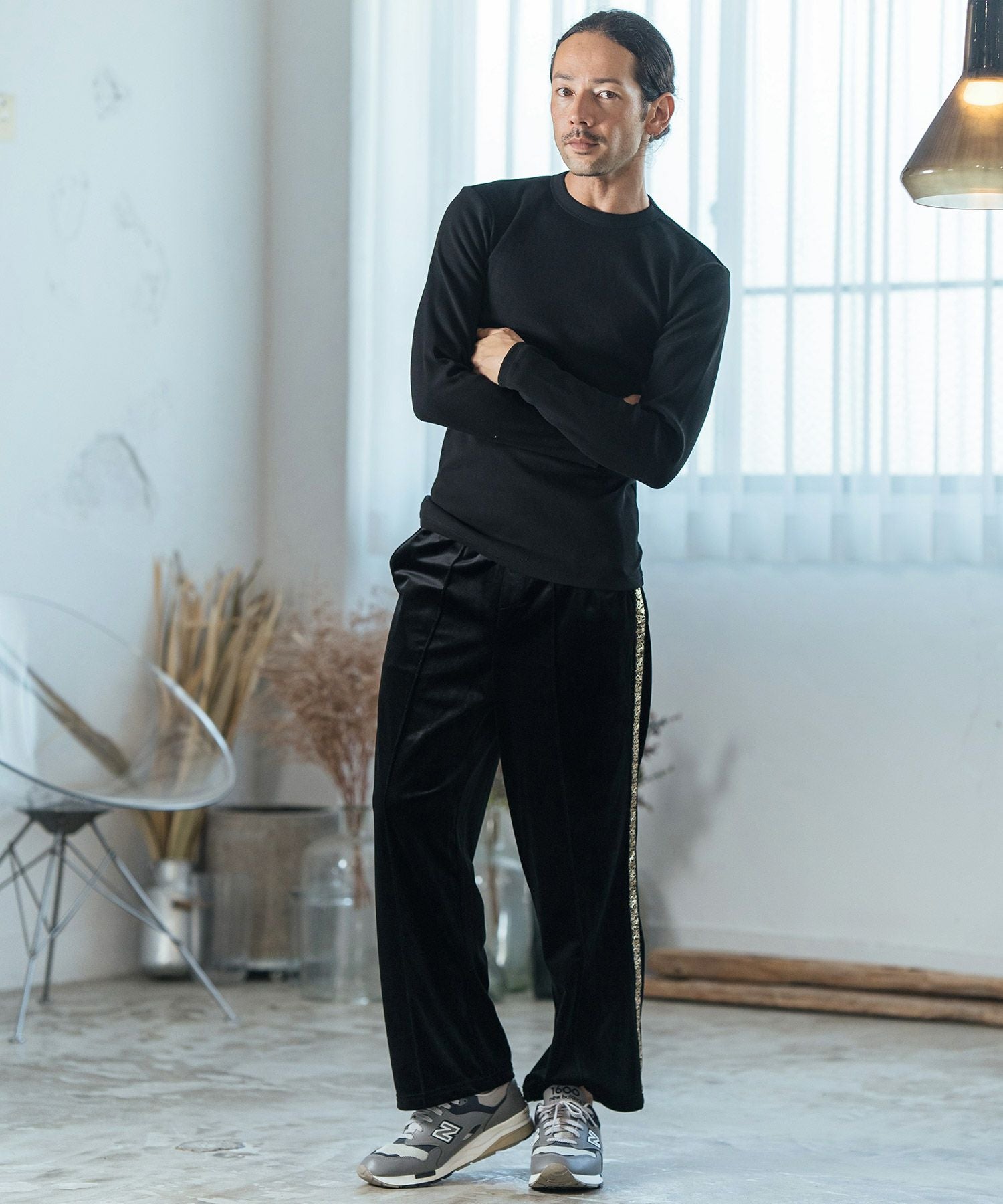 50%OFF【CAMBIO(カンビオ)】Stretch Velour Side Tape Pants トラック 50%OFF【CAMBIO(カンビオ)】Stretch Velour Side Tape Pants トラック