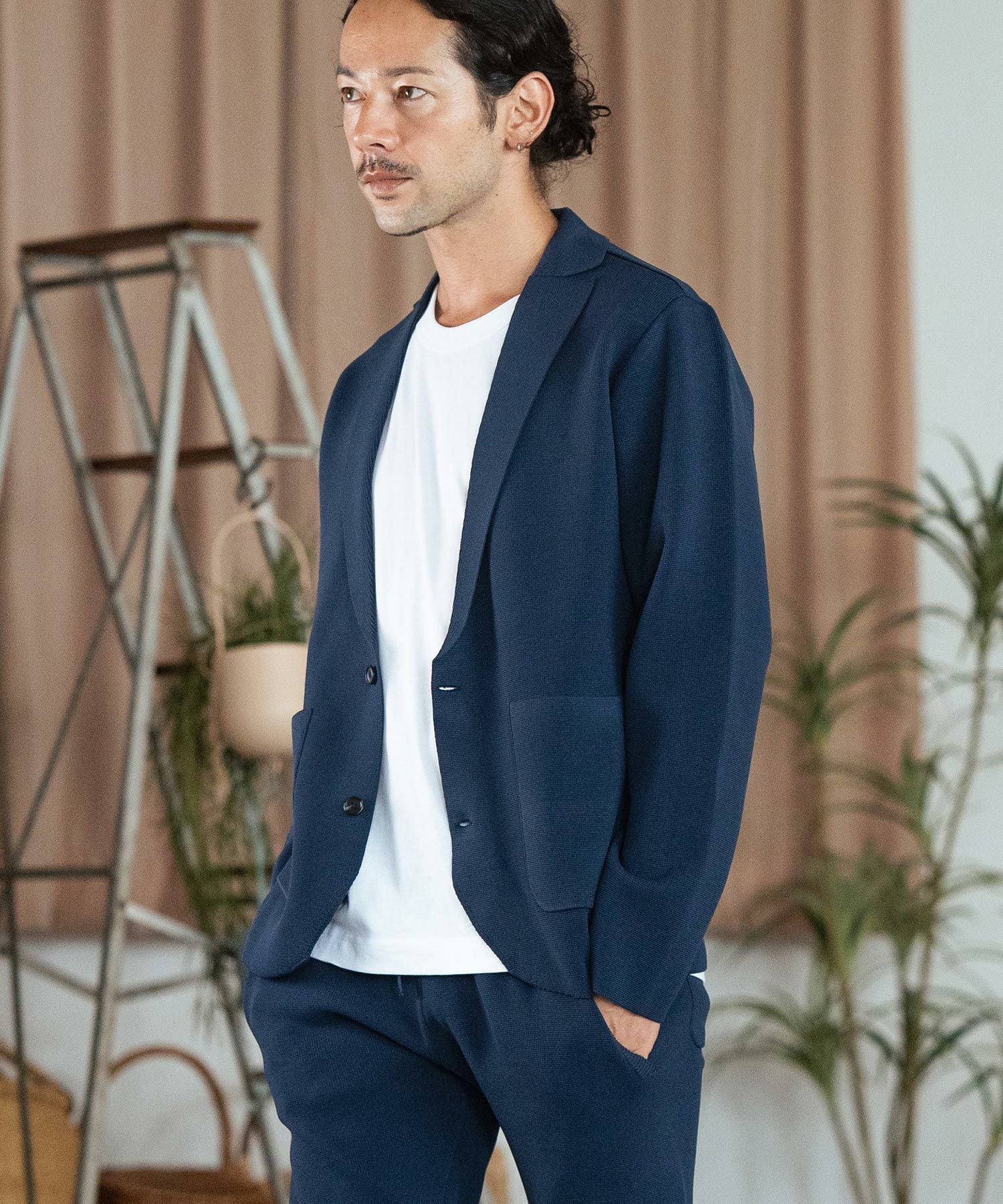 30%OFF【CAMBIO(カンビオ)】Stretch Milan Rib Tailored Jacket