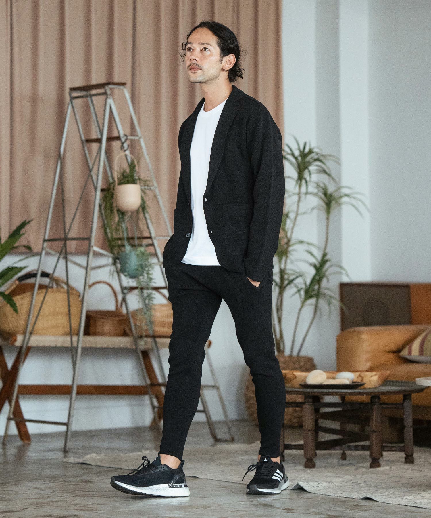 30%OFF【CAMBIO(カンビオ)】Stretch Milan Rib Tailored Jacket