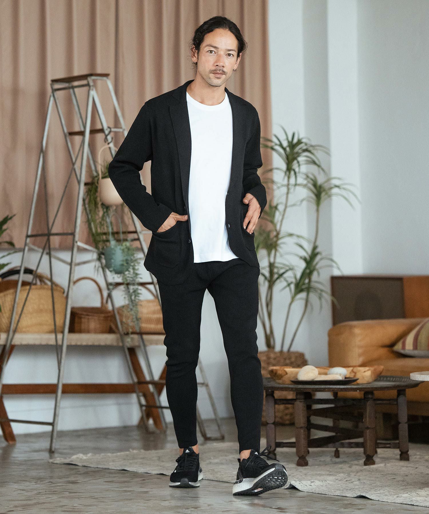 50%OFF【CAMBIO(カンビオ)】Stretch Milan Rib Tailored Jacket