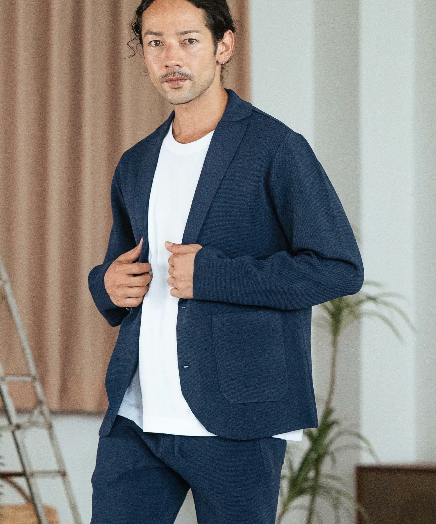 30%OFF【CAMBIO(カンビオ)】Stretch Milan Rib Tailored Jacket