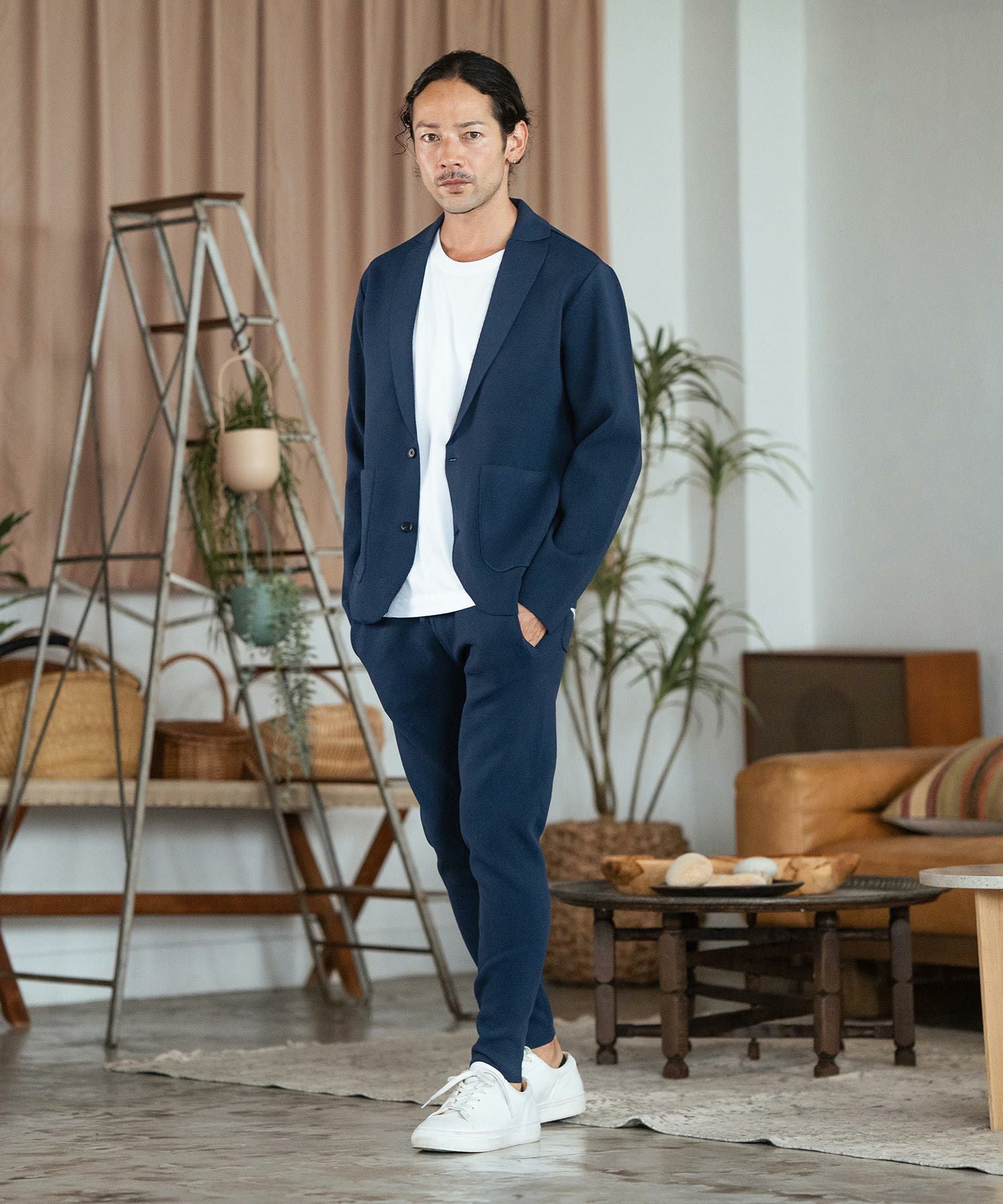 30%OFF【CAMBIO(カンビオ)】Stretch Milan Rib Tailored Jacket