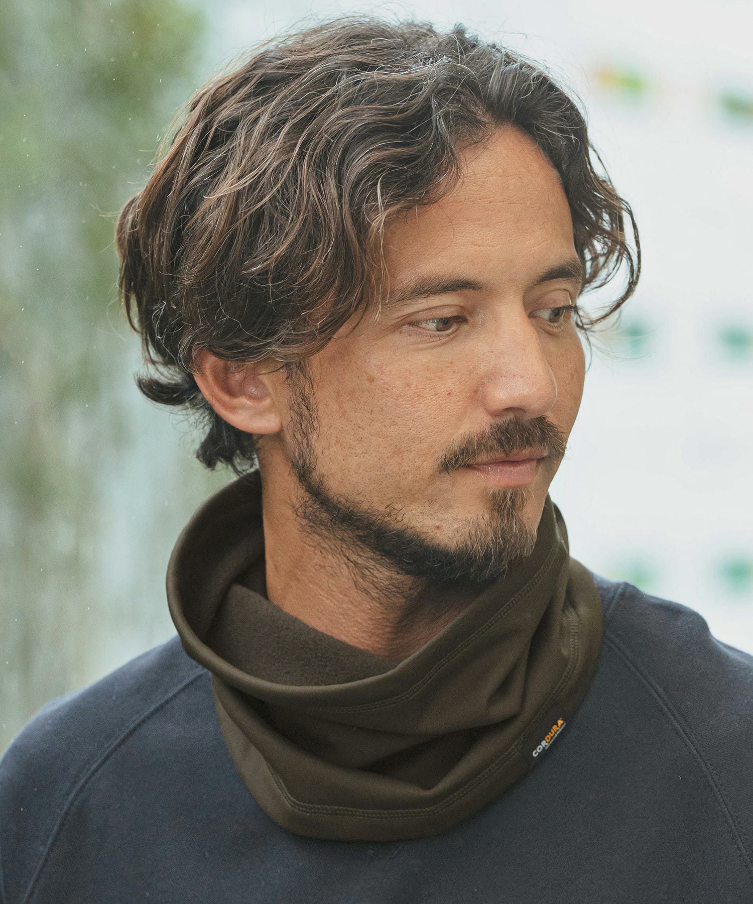 50%OFF【CAMBIO(カンビオ)】Cordura Nylon Back Fleece Neck Warmer