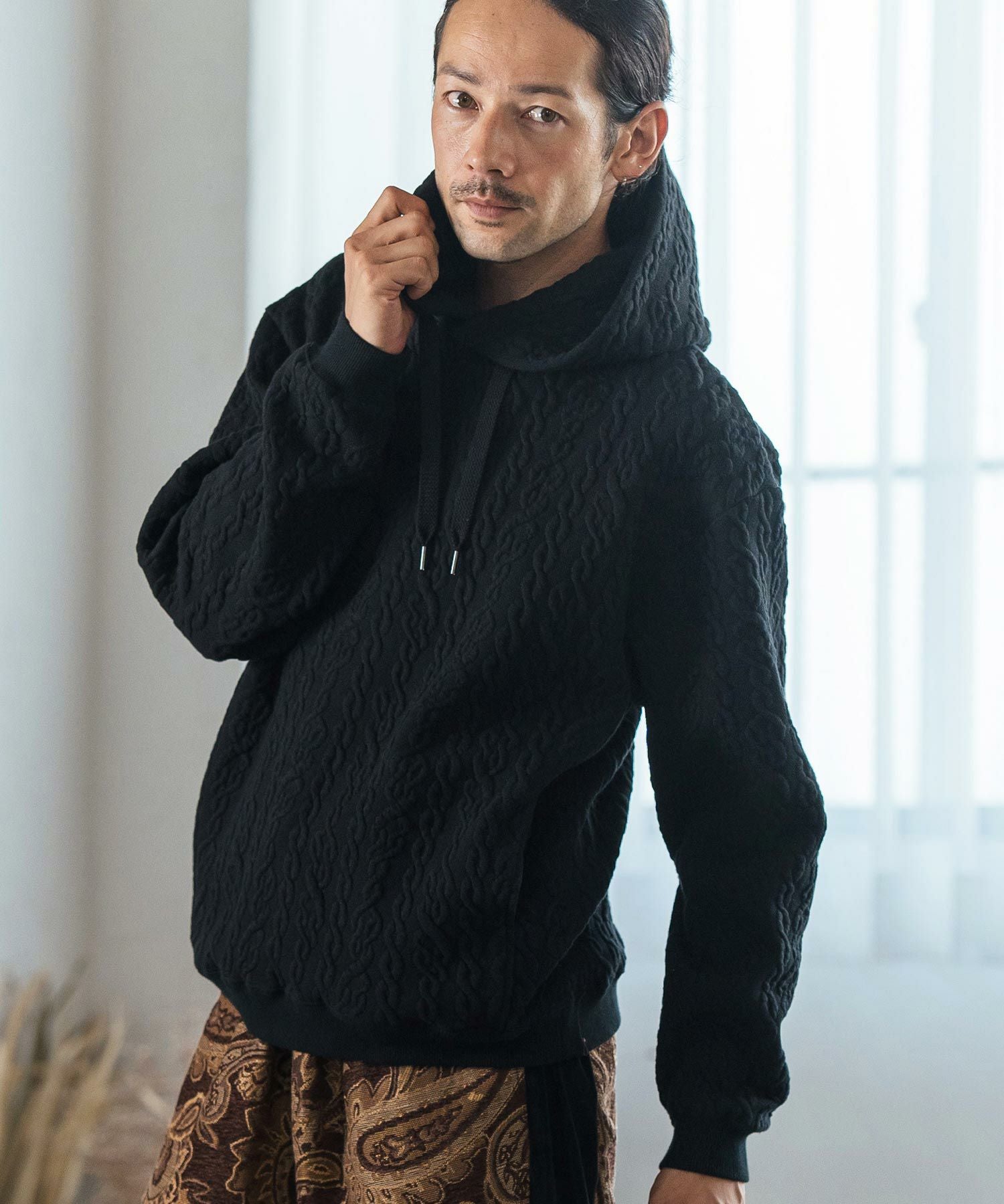 30%OFF【CAMBIO(カンビオ)】Japanese Fabricケーブルキルティングプル