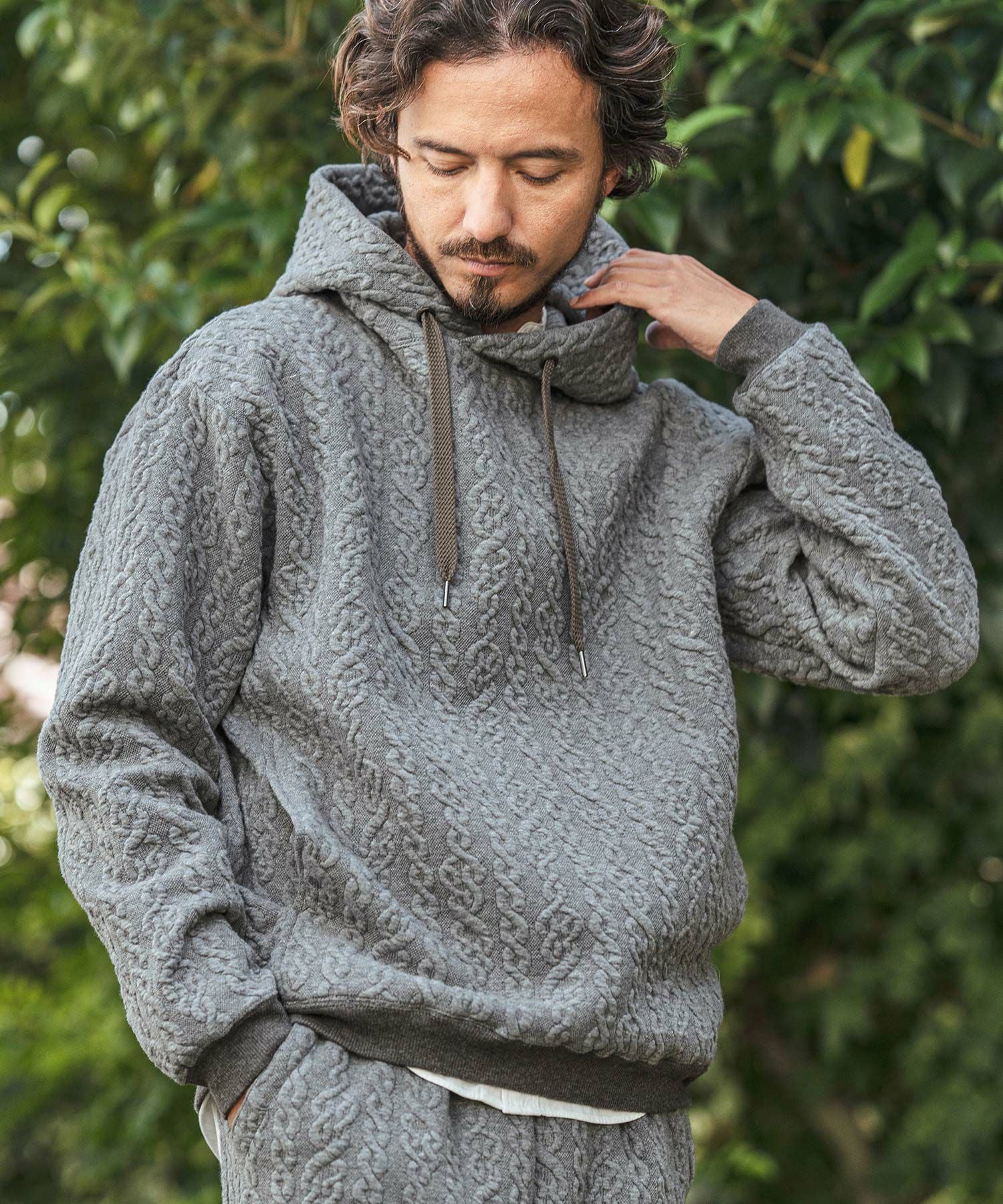 30%OFF【CAMBIO(カンビオ)】Japanese Fabricケーブルキルティングプル